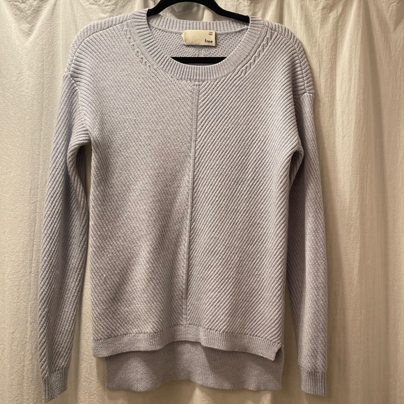 Wilfred by Aritzia; light blue sweater; 100% Marino wool; xxs (fits like small) - Picture 1 of 2
